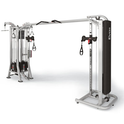 Panatta Fit EVO 4 Station Multi Gym + Adjustable Cable Station with Bar 1FE112+1FE124